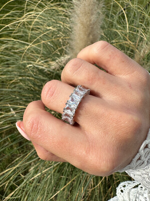 Ring silber extravagant