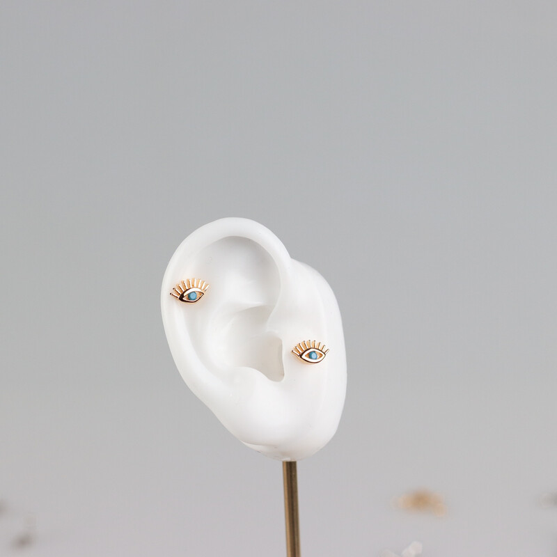 Ohrpiercing Edelstahl Auge
