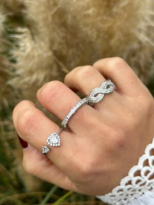 Ring silber