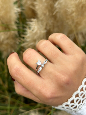 Ring silber