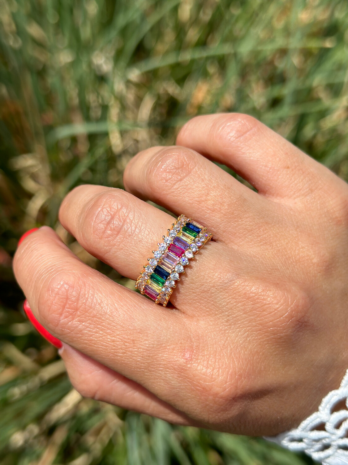 Ring farbig