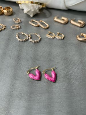 Ohrring pink