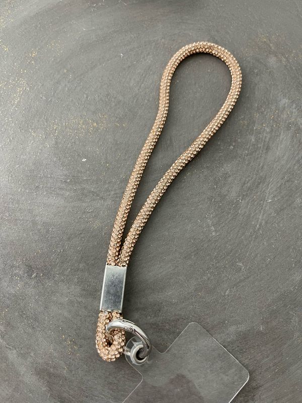 Handykette kurz gold