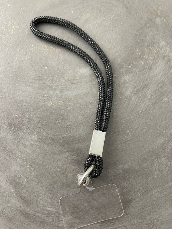 Handykette kurz schwarz