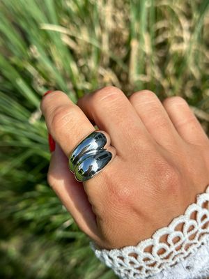 Ring silber extravagant