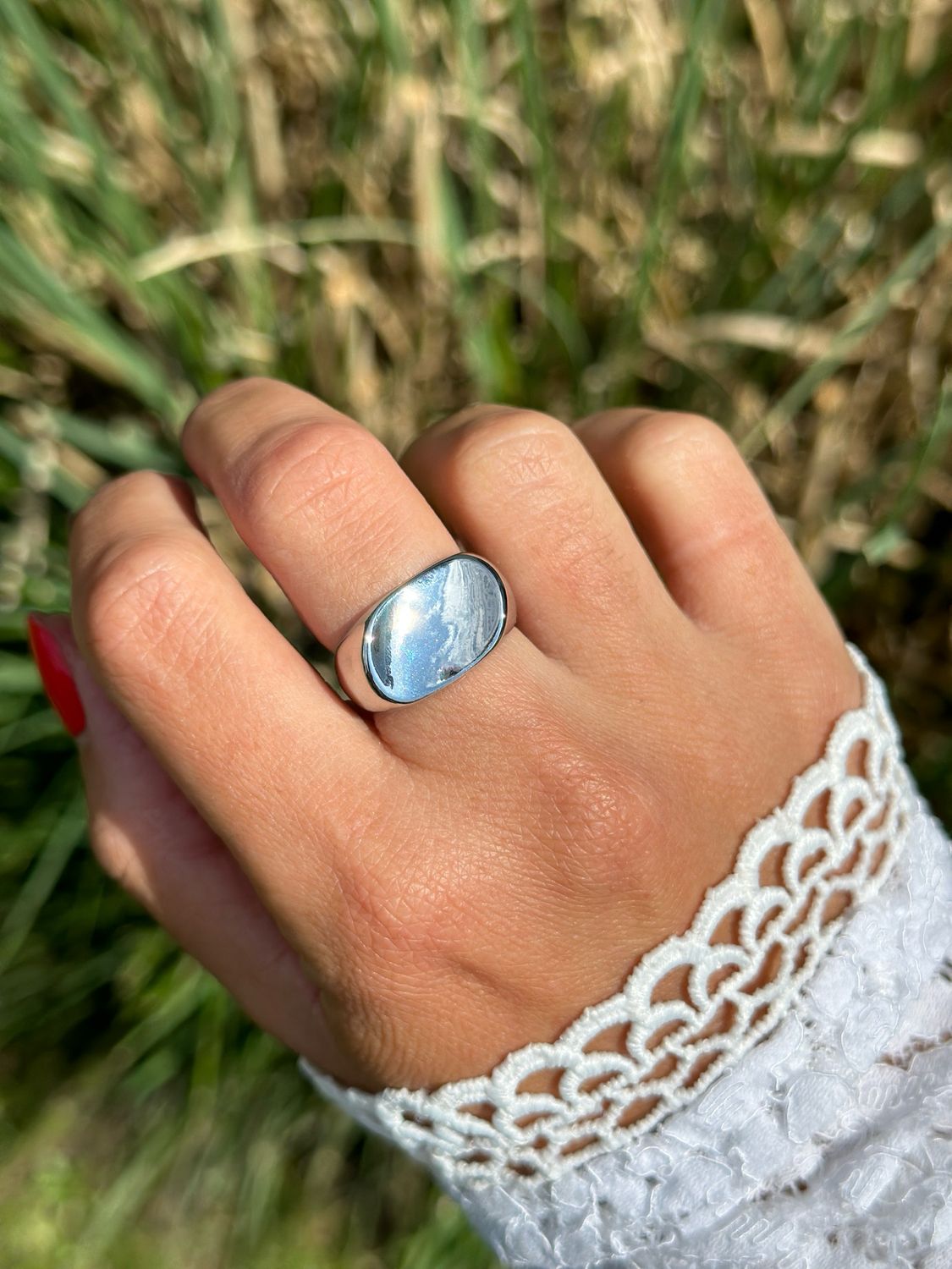 Ring silber