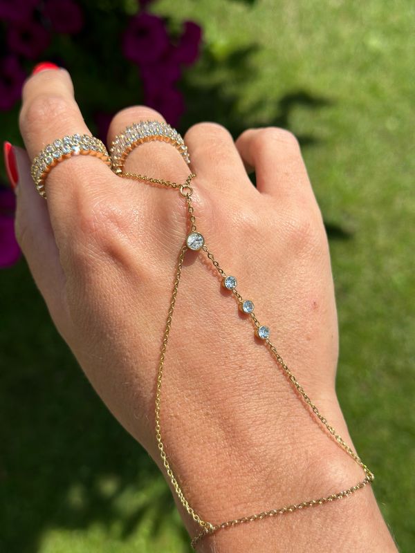 Handschmuck Sahmeran Edelstahl 
