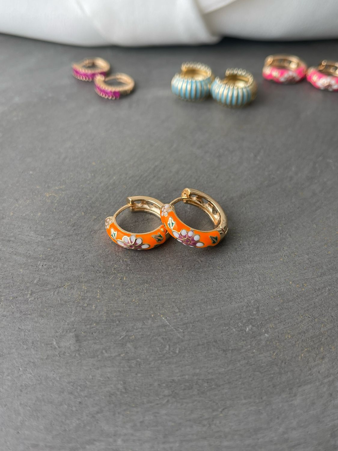 Ohrring orange 