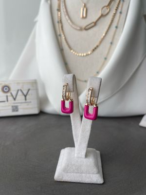 Ohrring pink