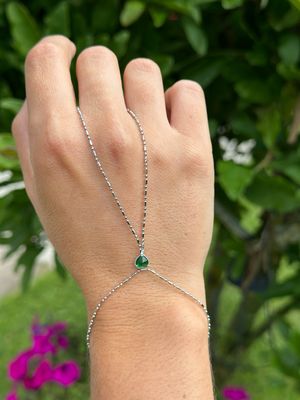 Handschmuck Sahmeran silber
