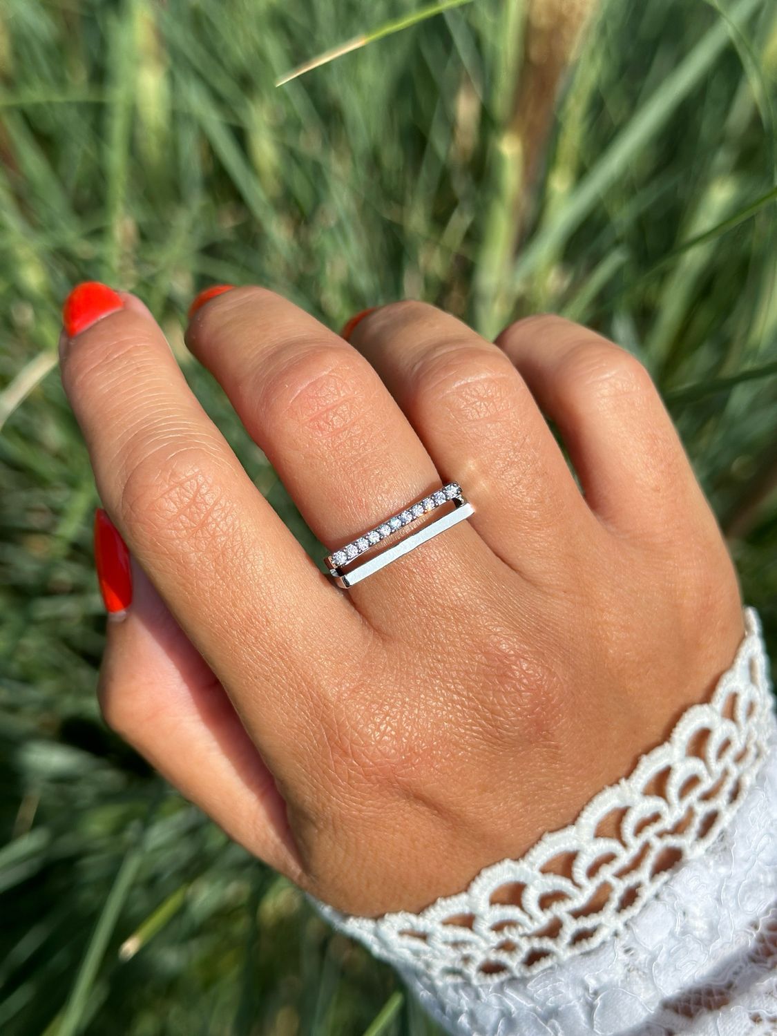 Ring silber
