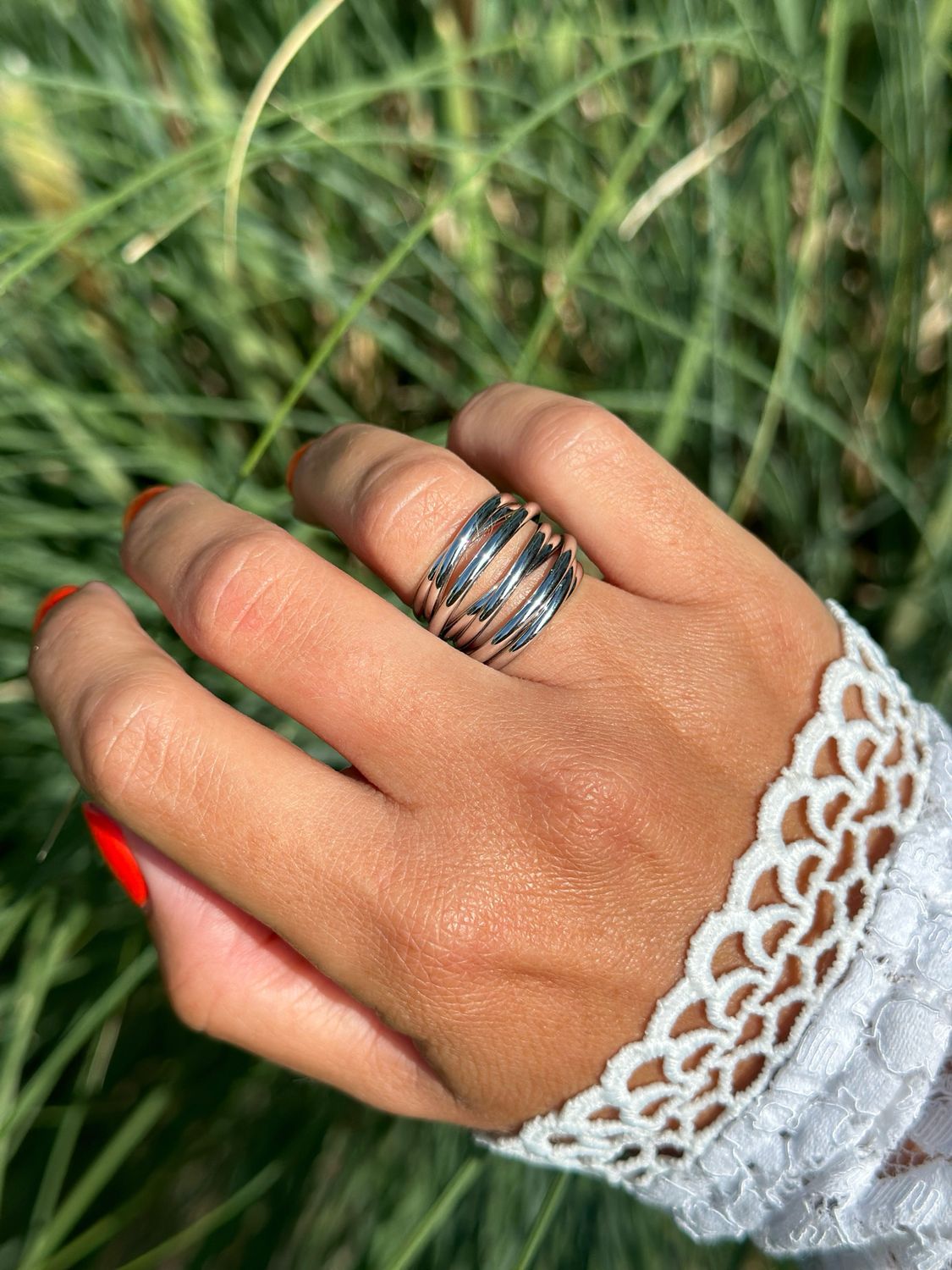 Ring silber