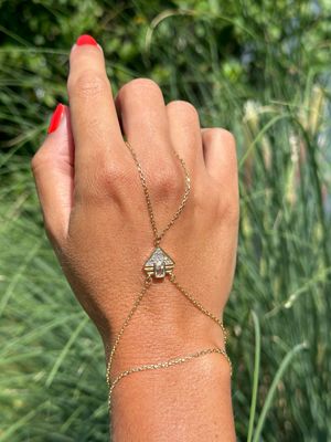 Handschmuck „Sahmeran“ 