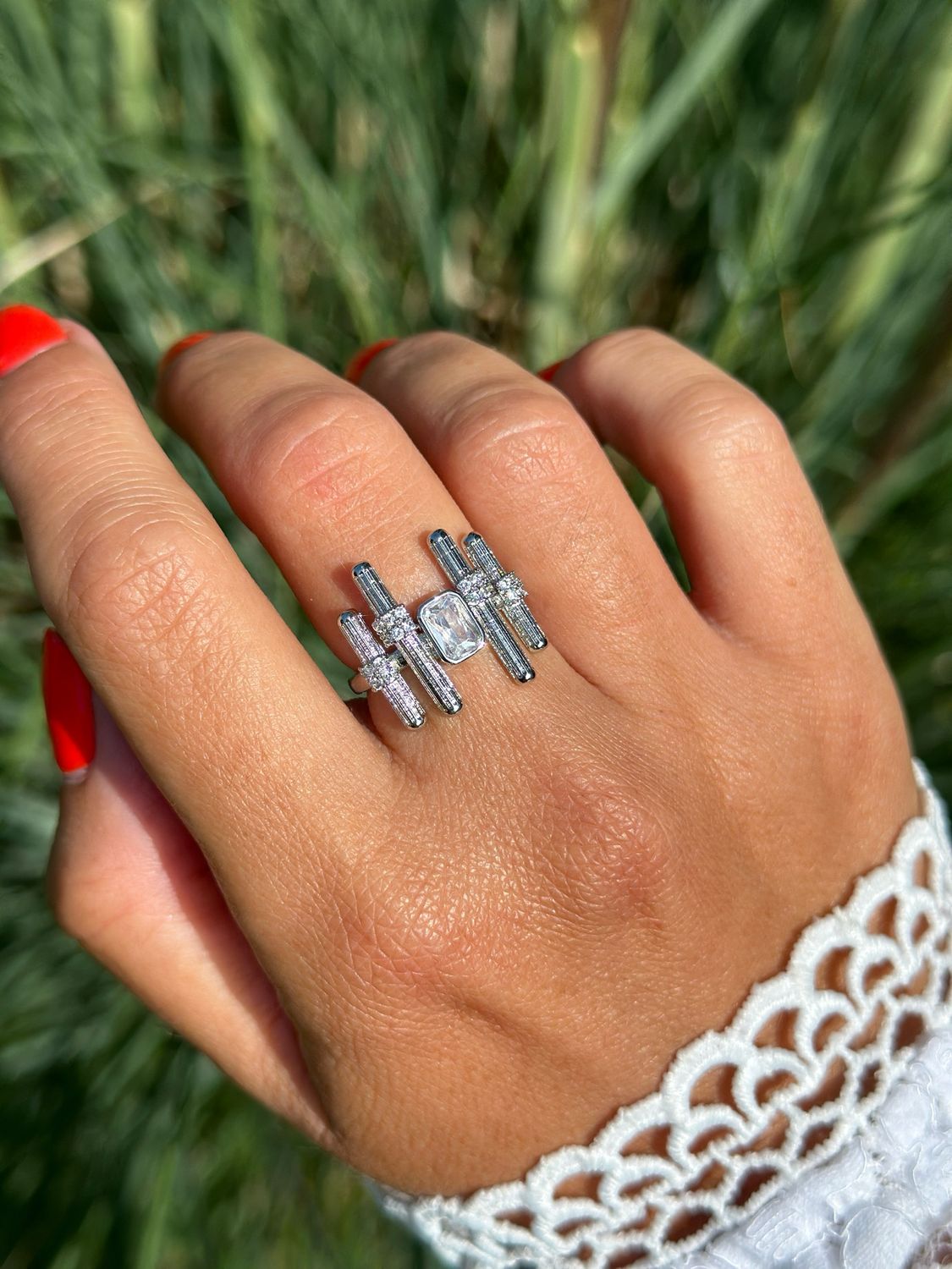Ring silber