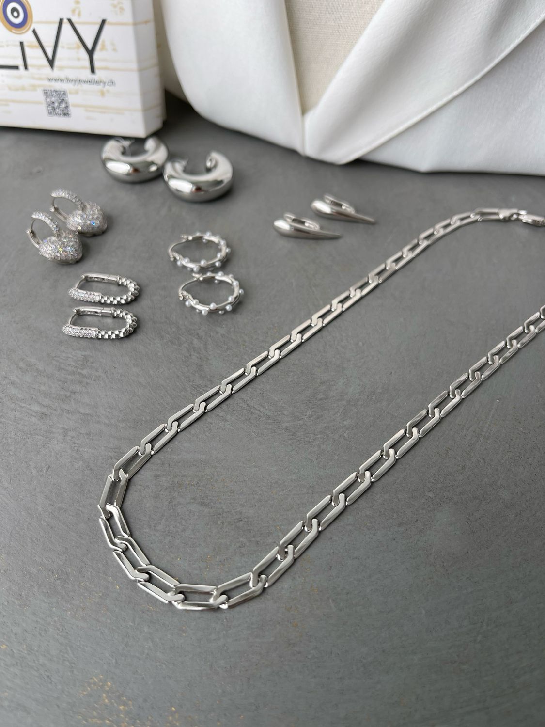Halskette silber