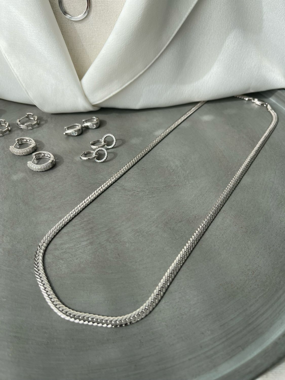 Halskette silber