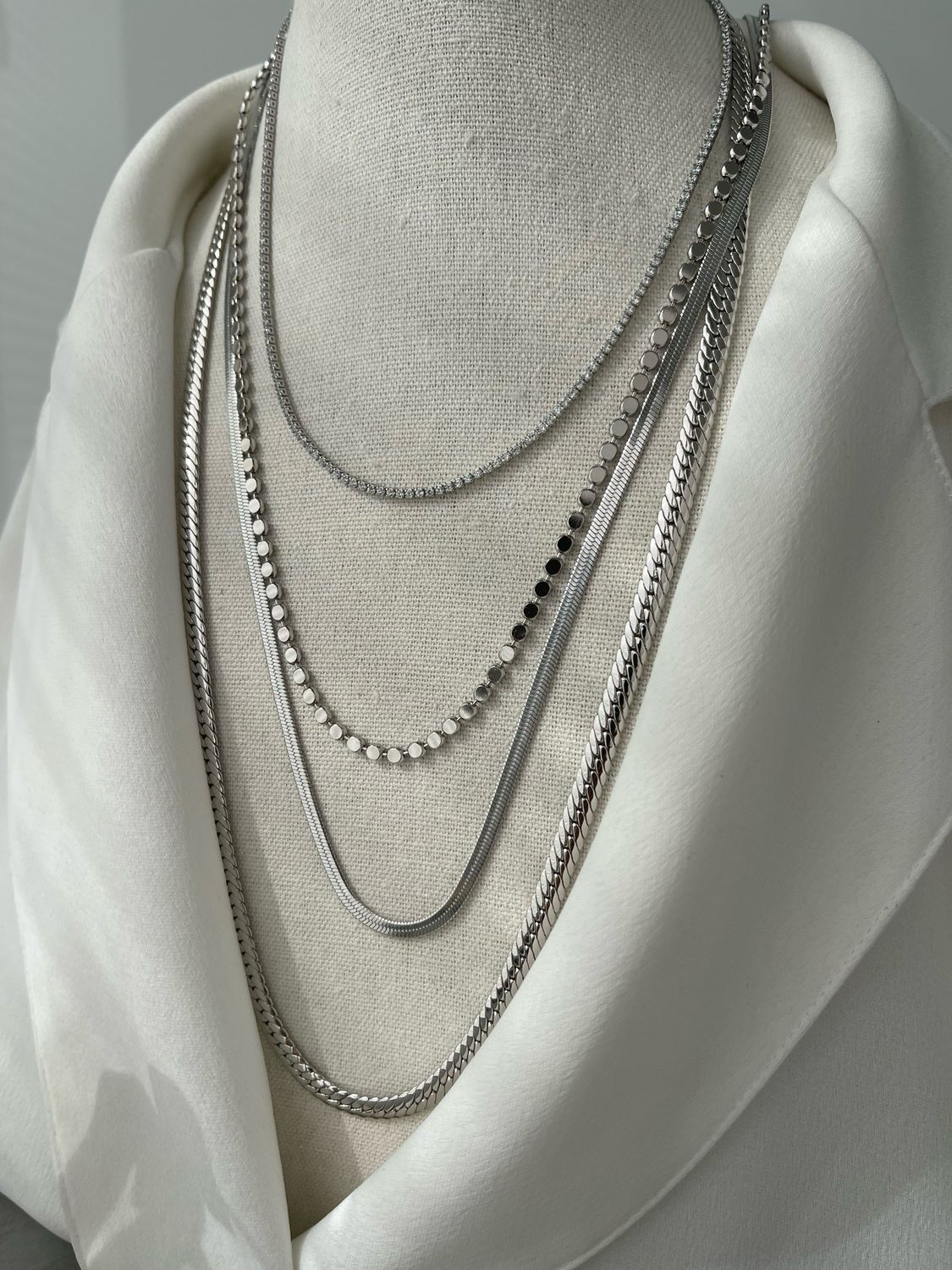 Halskette silber