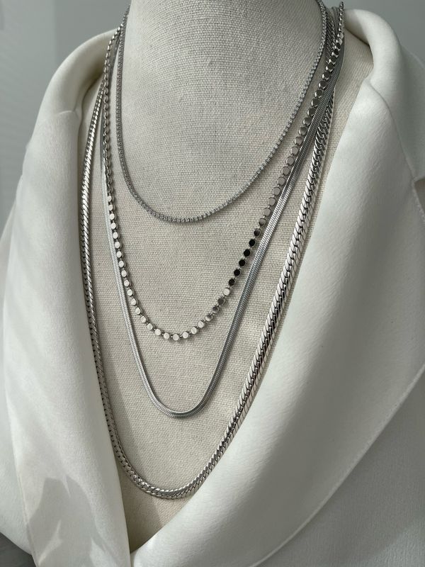 Halskette silber