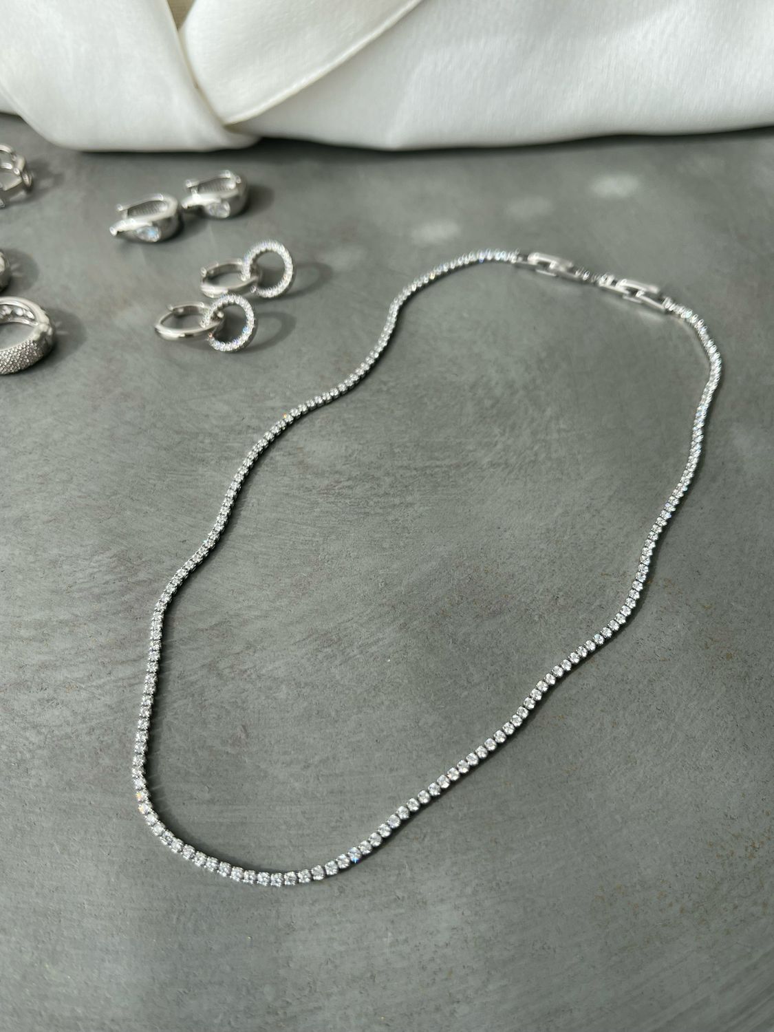 Halskette Chocker silber 