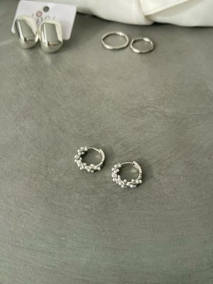 Ohrring silber Perle