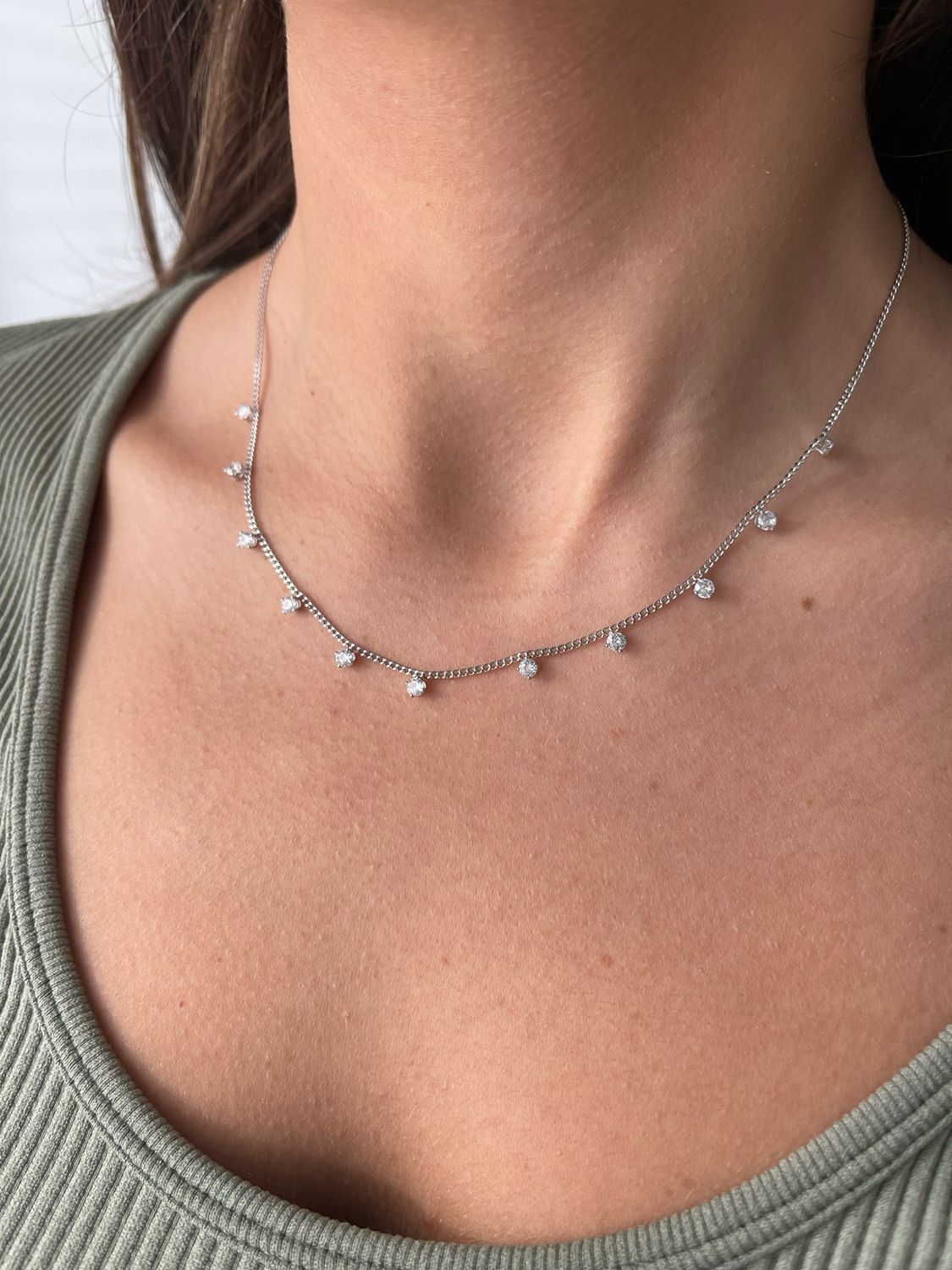 Halskette silber