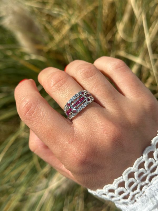 Ring silber