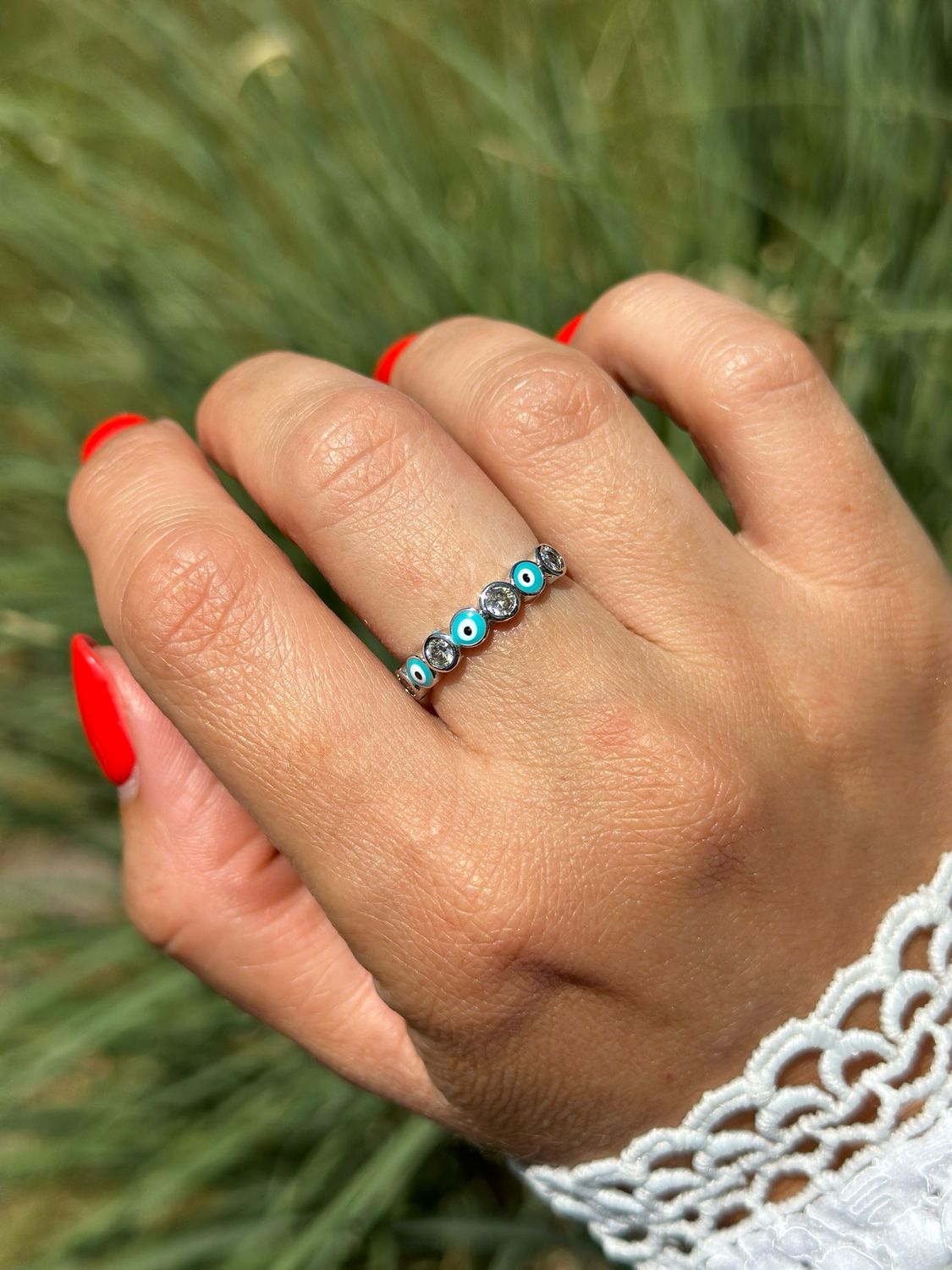 Ring silber Nazar NEW