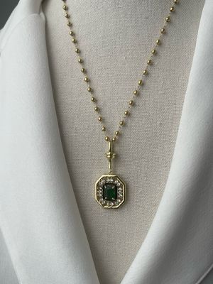Halskette Edelstahl gelbgold