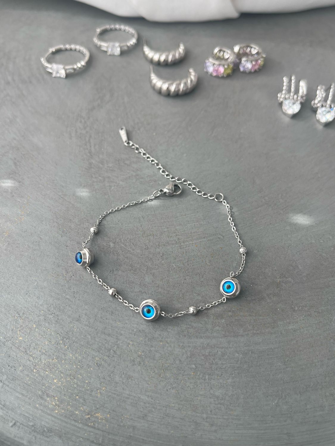 Armkette silber Edelstahl NEW