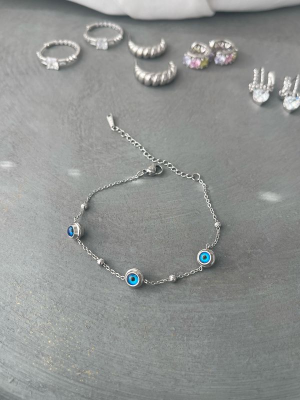 Armkette silber Edelstahl NEW