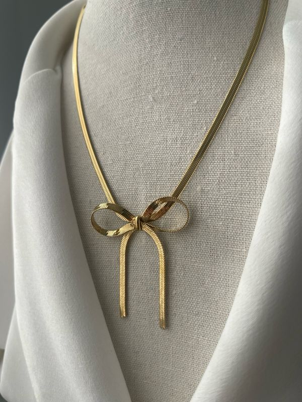 Halskette Schlaufe Edelstahl NEW