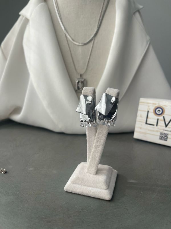 Ohrring silber Edelstahl NEW