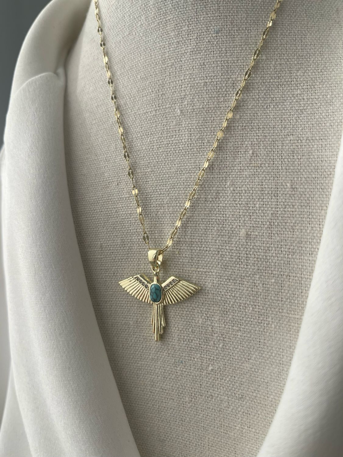 Halskette Phönix Edelstahl NEW