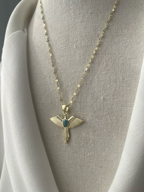 Halskette Phönix Edelstahl NEW