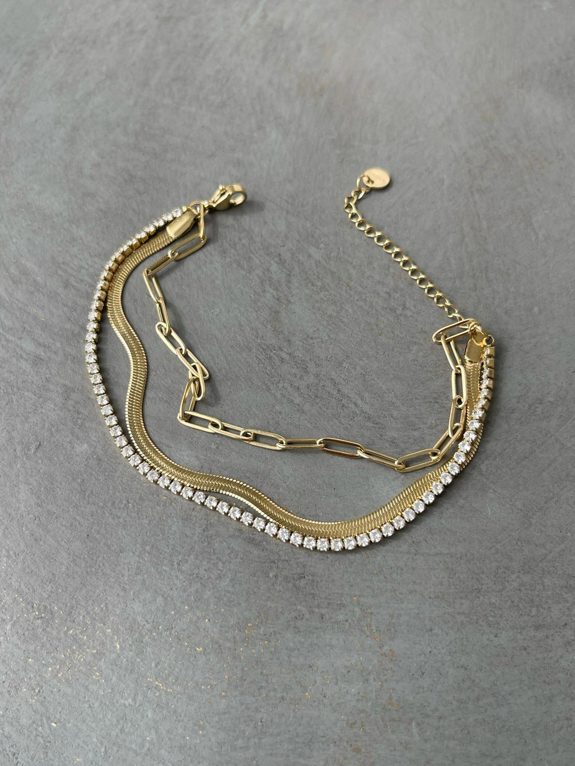 Armkette 3in1 gelbgold NEW