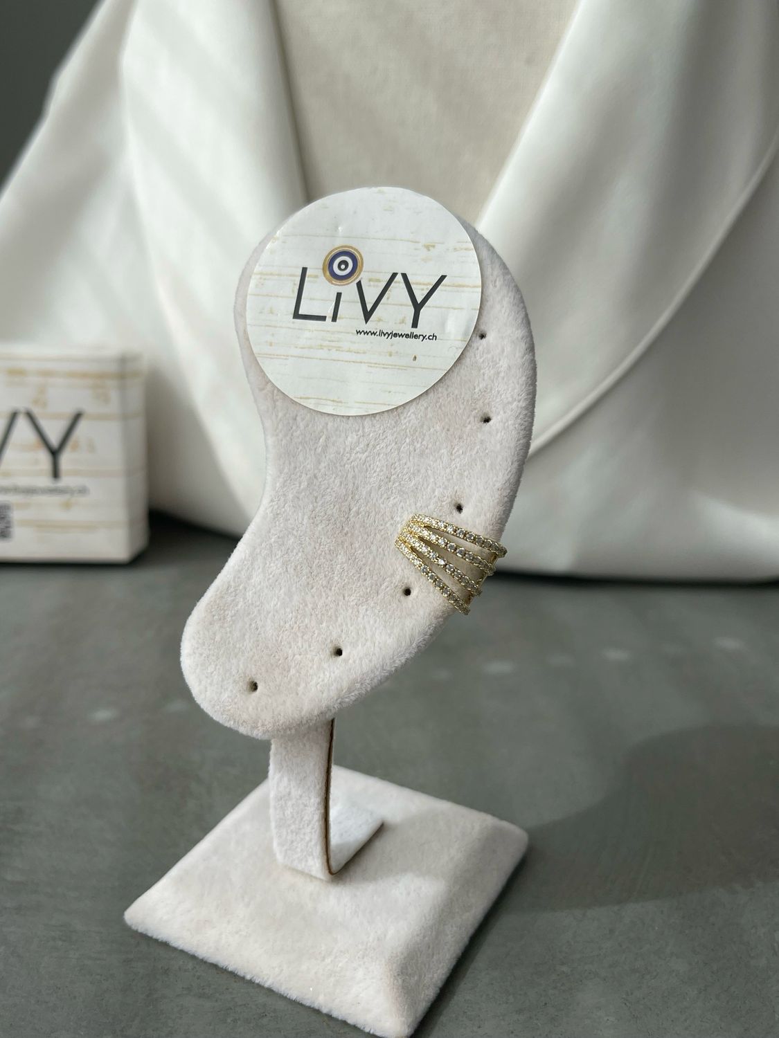 Earcuff gelbgold NEW