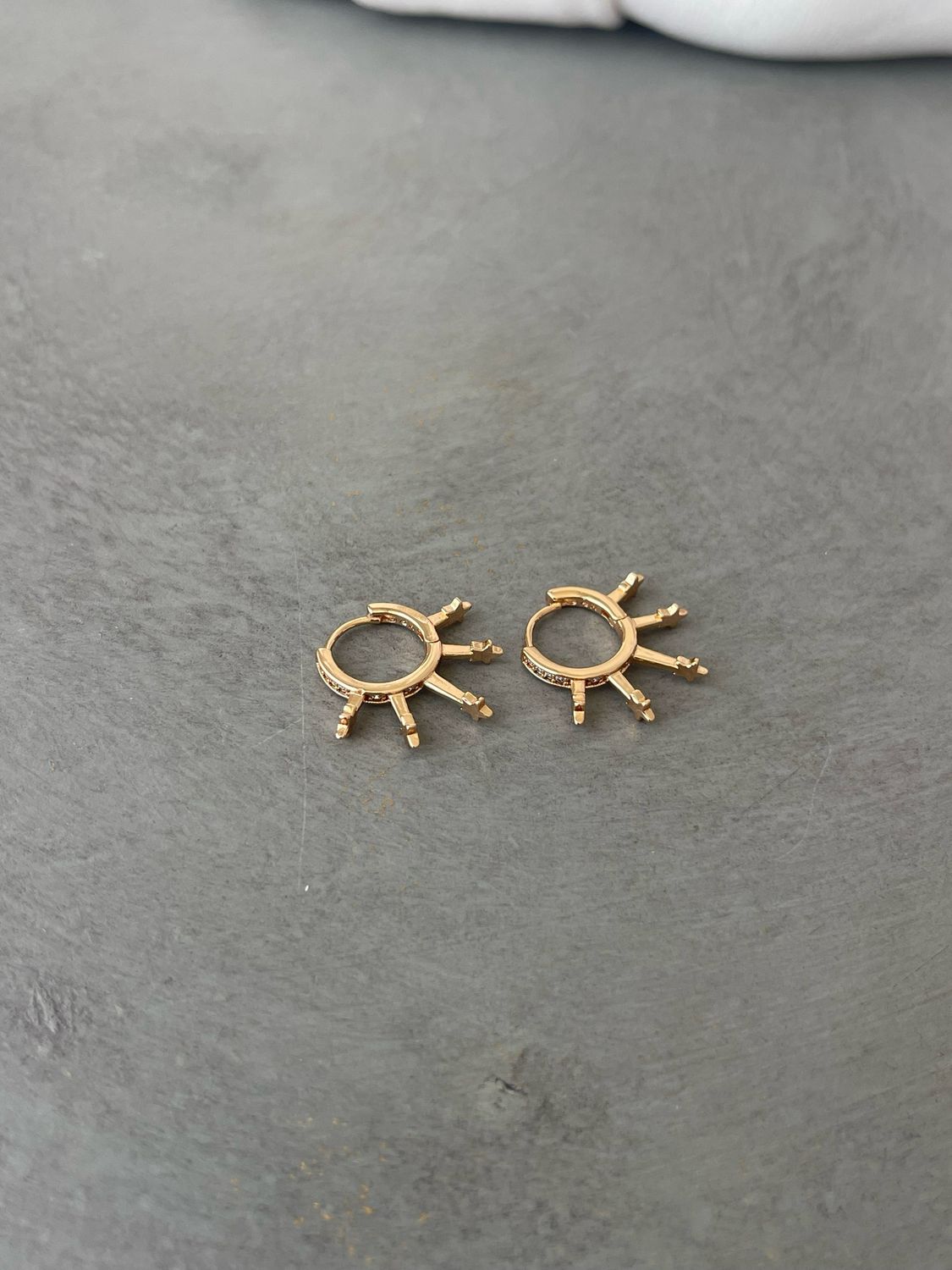 Ohrring pfirsichgold NEW