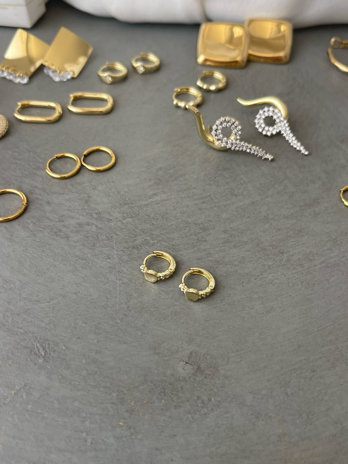 Ohrring mini gelbgold NEW