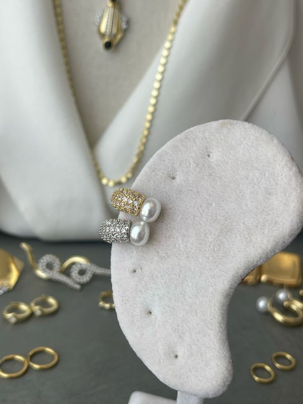 Earcuff gelbgold NEW