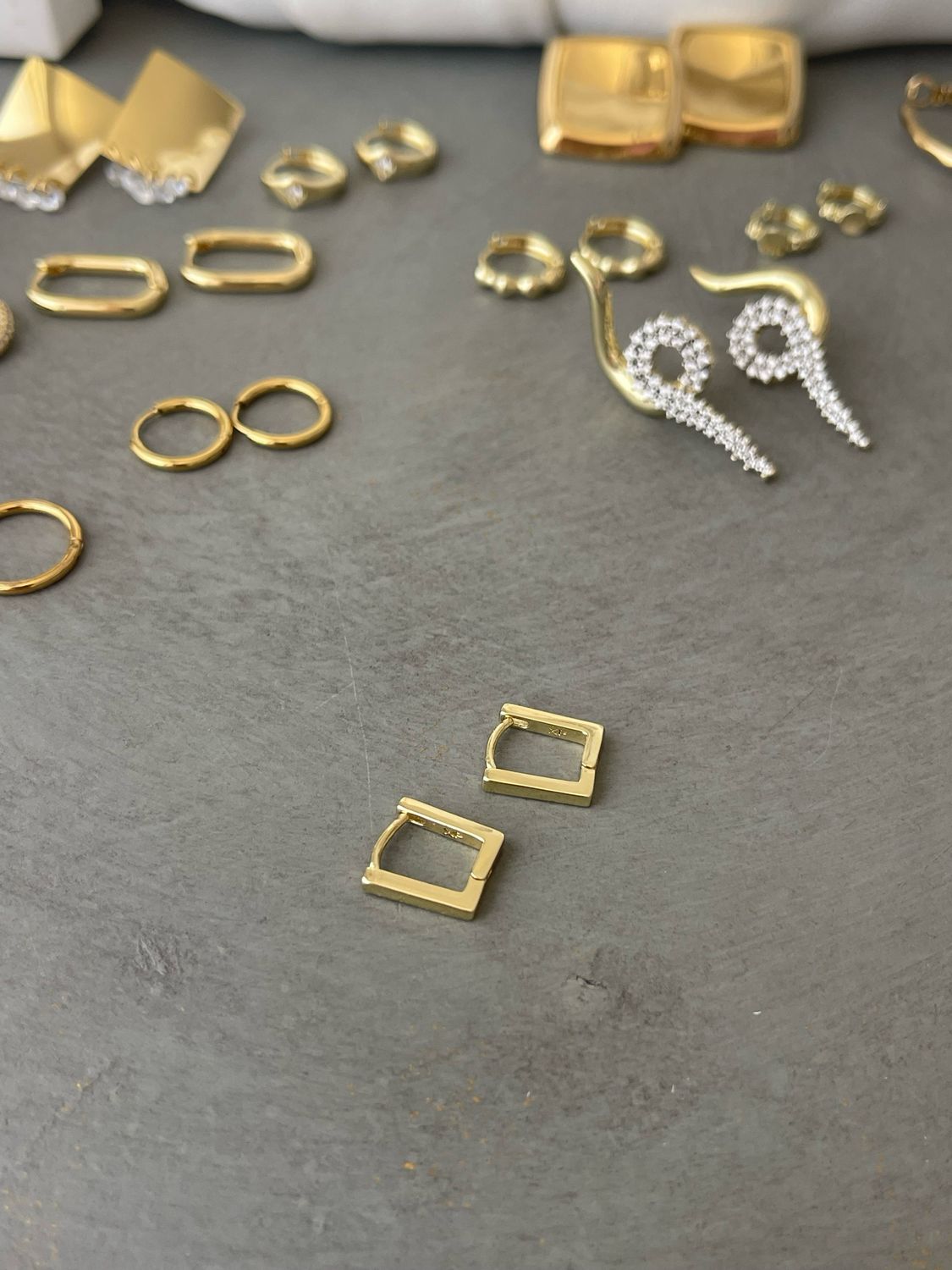 Ohrring mini gelbgold NEW