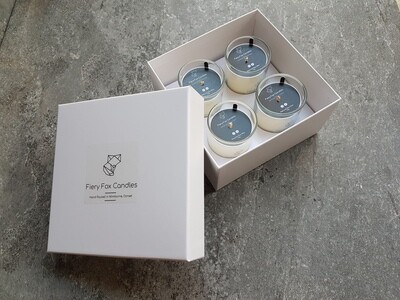 4 x 9cl Soy Wax Votive Candles in Premium gift box