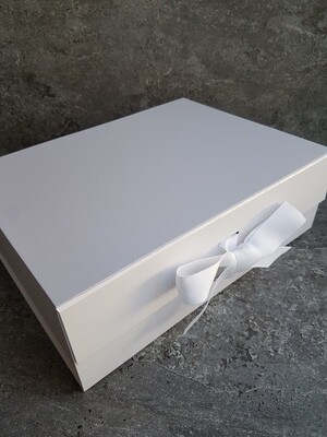 Luxury white premium presentation gift box