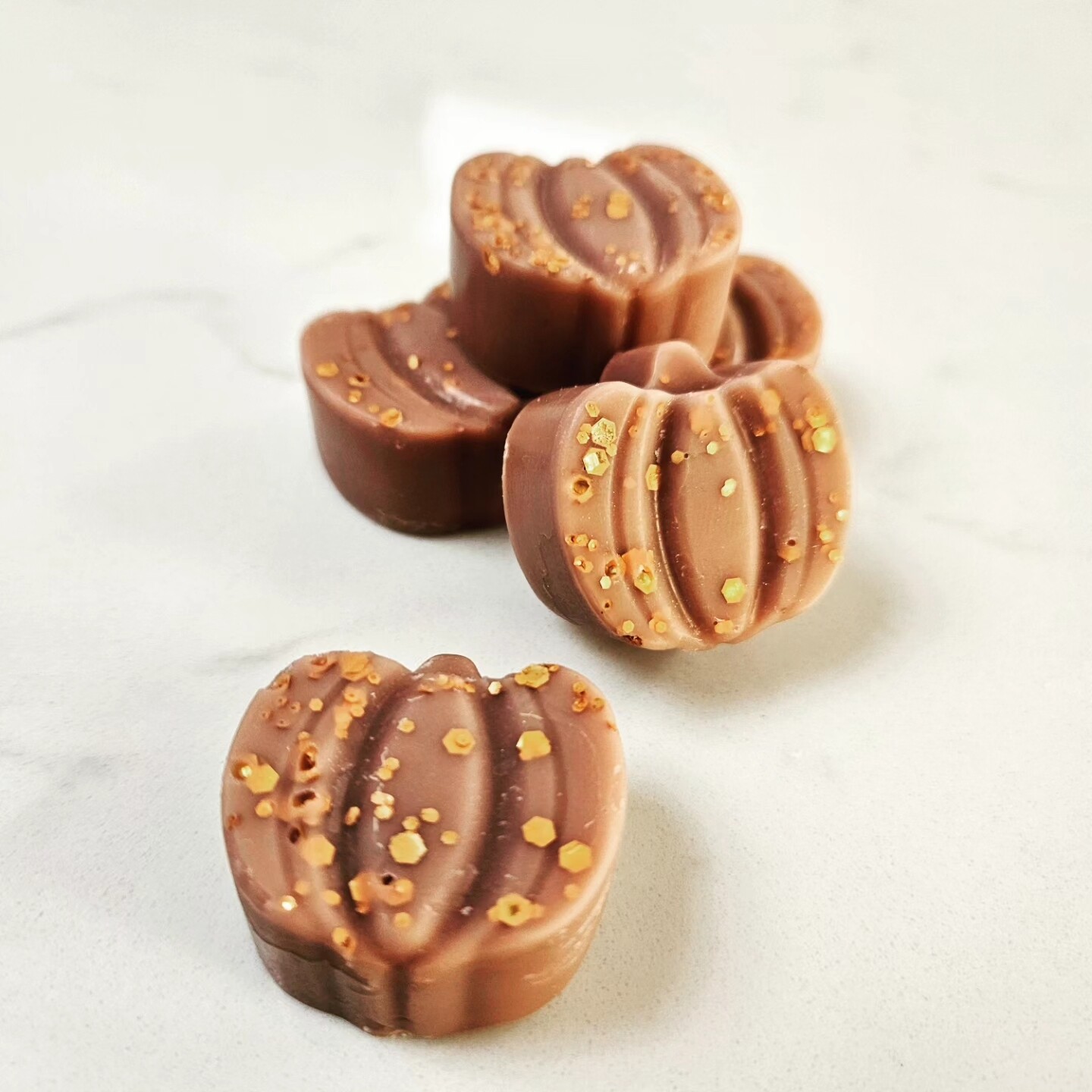 4 Pumpkin shaped 'Autumn' Soy Wax Melts
