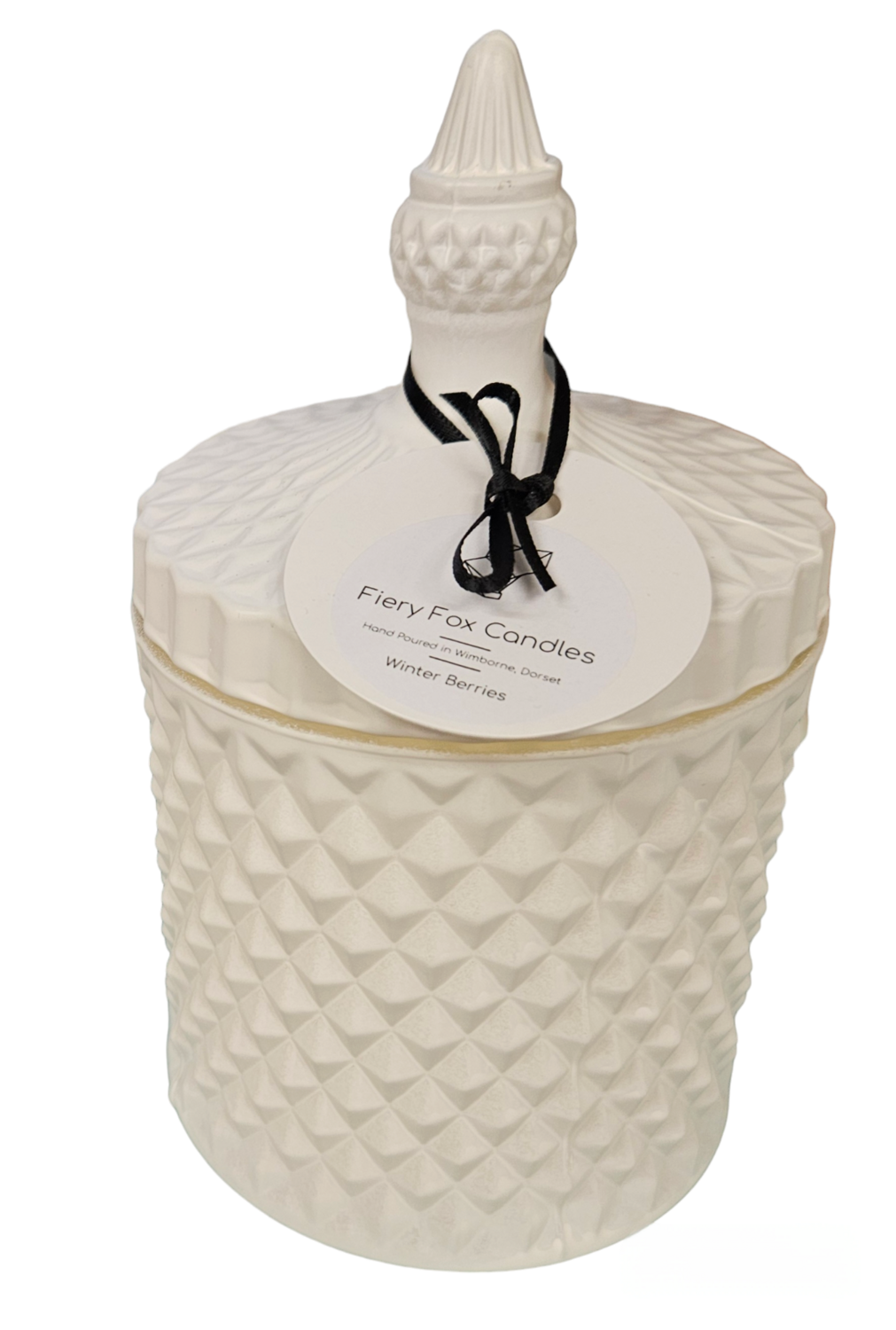 Limited Edition White lidded XL Geo 2 wick Candle - Christmas Tree 