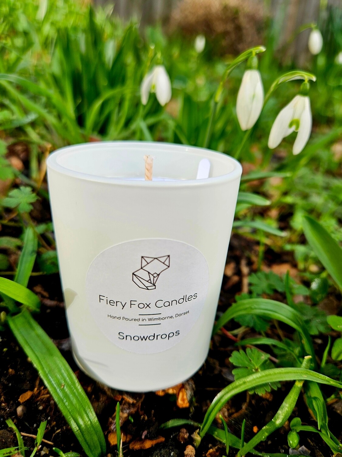 'Snowdrops' scented 9cl Soy Wax Votive Candle