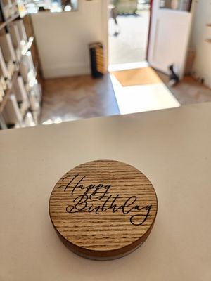 Custom Engraved Wooden Candle Lids 