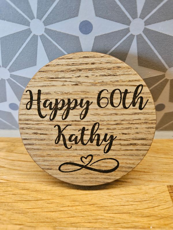 Custom Engraved Wooden Candle Lids - available for 9cl, 20cl & 30cl candles