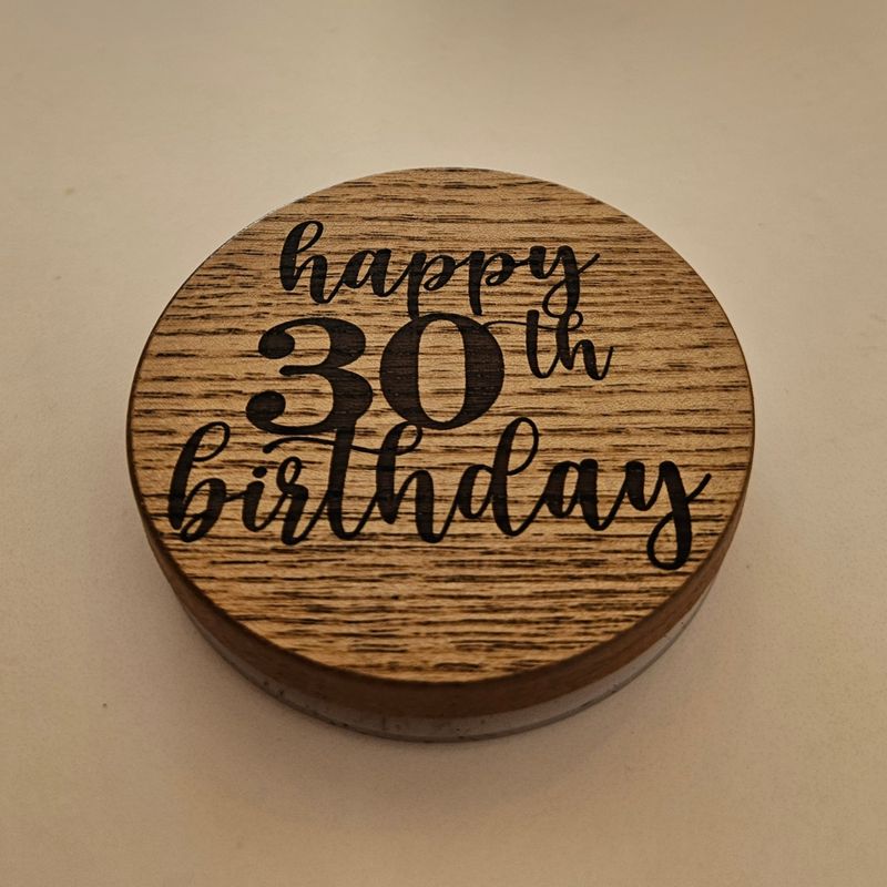 Engraved Wooden Candle Lids - available for 9cl, 20cl & 30cl candles Engraved Wooden Candle Lids - available for 9cl, 20cl & 30cl candles