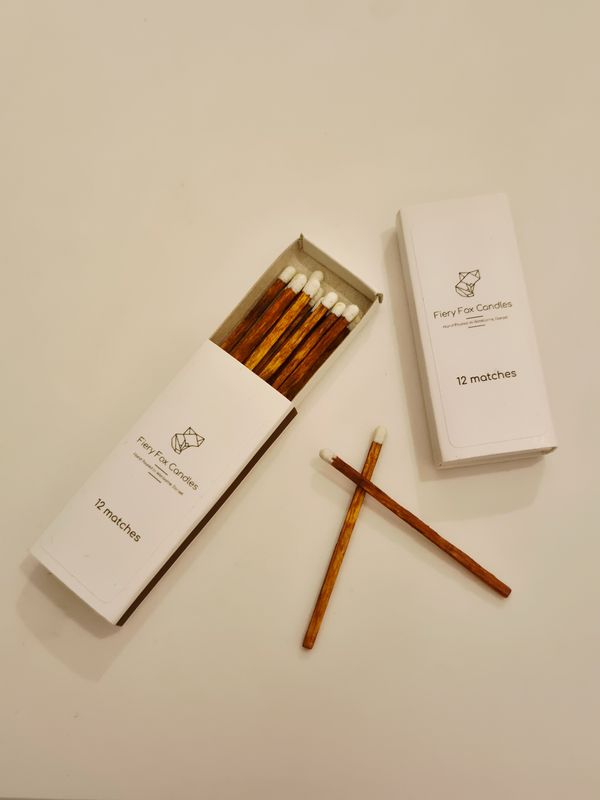 Fiery Fox Candles box of 12 matches 