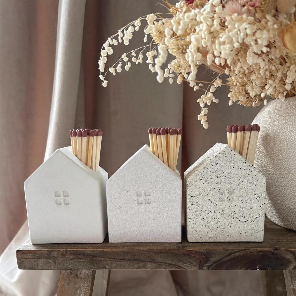 Concrete House Matchstick holders
